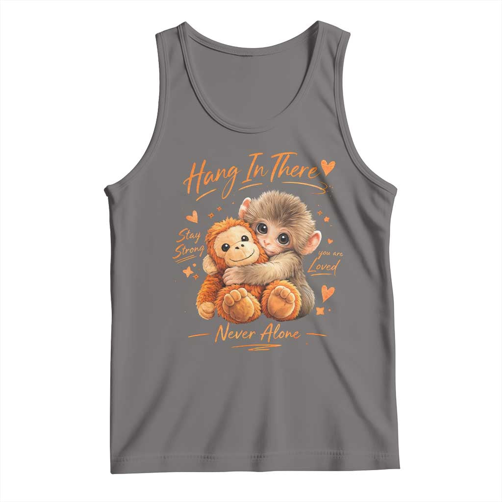 Cute Baby Monkey Punch Tank Top Adorable Emotional Graphic Little Punch