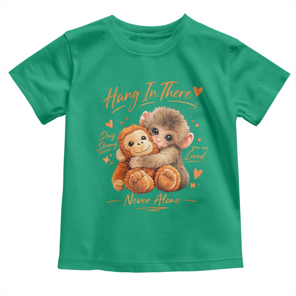 Cute Baby Monkey Punch Toddler T Shirt Adorable Emotional Graphic Little Punch