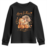 Cute Baby Monkey Punch Youth Sweatshirt Adorable Emotional Graphic Little Punch