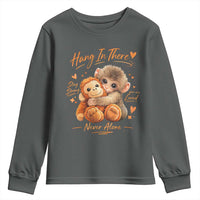 Cute Baby Monkey Punch Youth Sweatshirt Adorable Emotional Graphic Little Punch