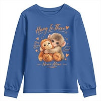 Cute Baby Monkey Punch Youth Sweatshirt Adorable Emotional Graphic Little Punch
