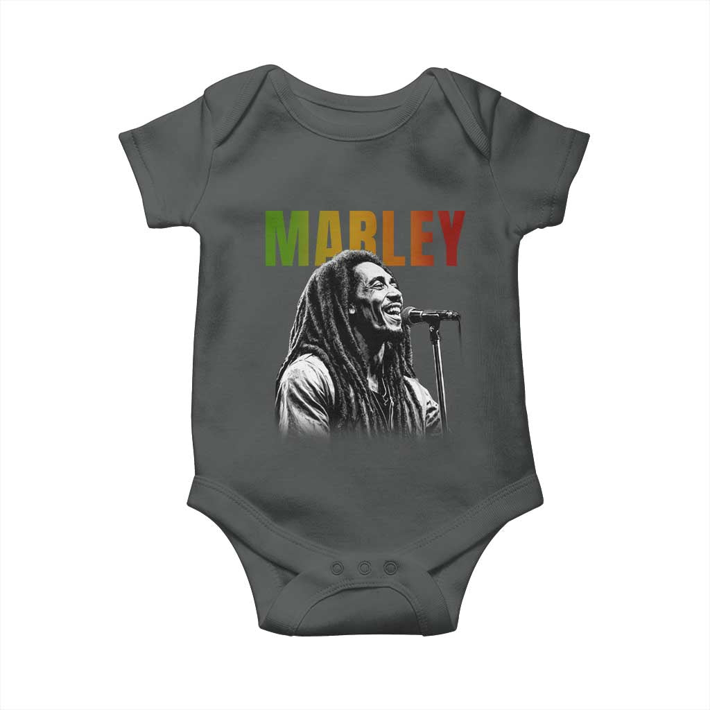 Vintage Marley Baby Onesie Rastaman Jamaica Jamaican Rasta Reggage Music