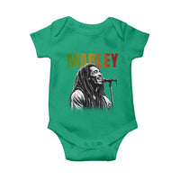 Vintage Marley Baby Onesie Rastaman Jamaica Jamaican Rasta Reggage Music