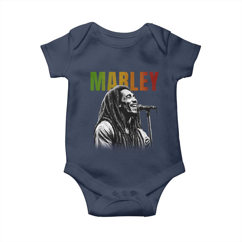 Vintage Marley Baby Onesie Rastaman Jamaica Jamaican Rasta Reggage Music