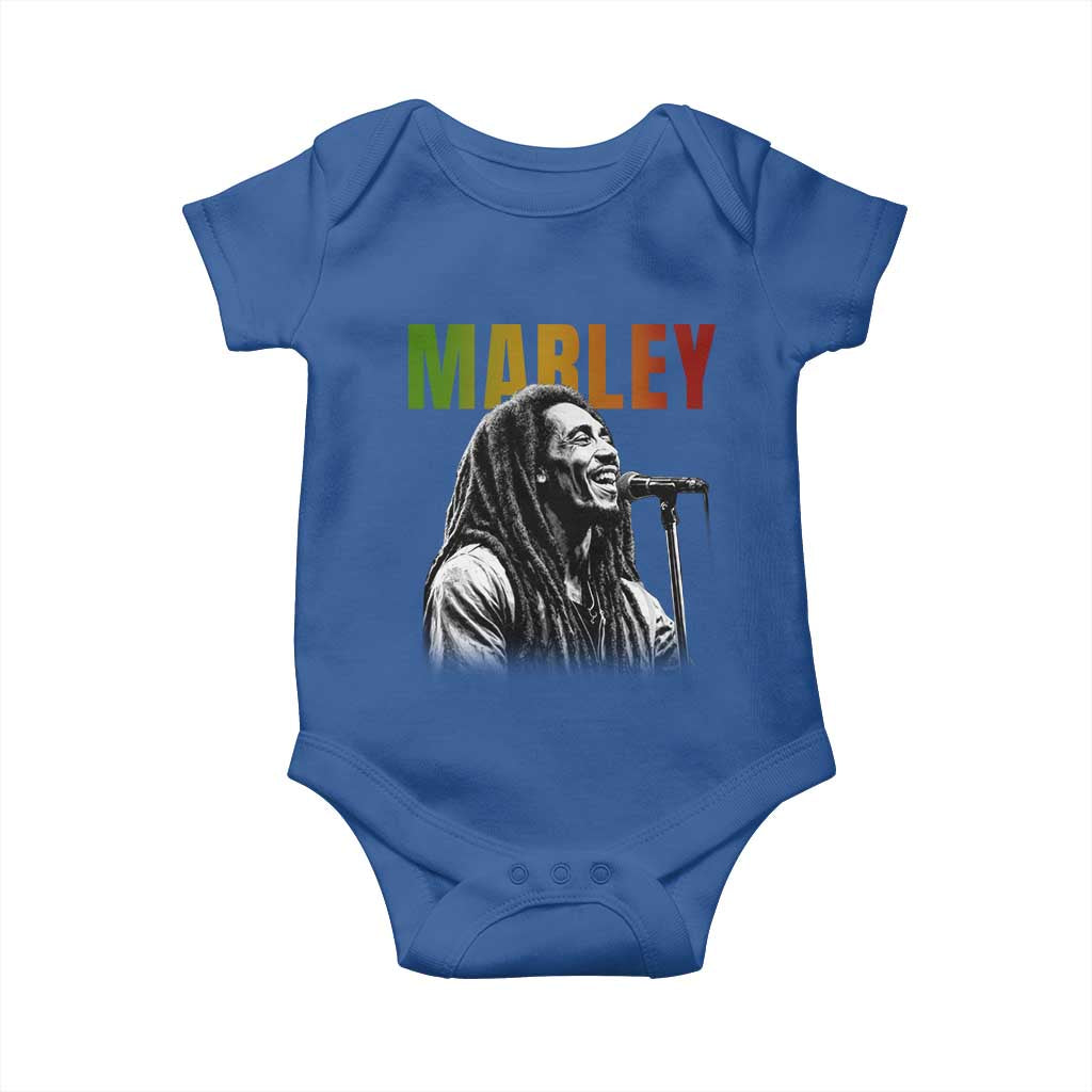 Vintage Marley Baby Onesie Rastaman Jamaica Jamaican Rasta Reggage Music