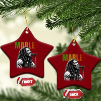 Vintage Marley Ceramic Ornament Rastaman Jamaica Jamaican Rasta Reggage Music