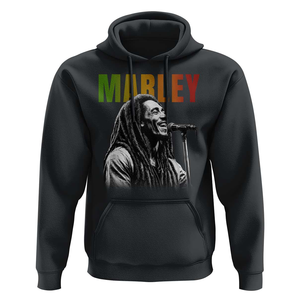 Vintage Marley Hoodie Rastaman Jamaica Jamaican Rasta Reggage Music