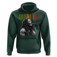 Vintage Marley Hoodie Rastaman Jamaica Jamaican Rasta Reggage Music