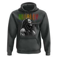 Vintage Marley Hoodie Rastaman Jamaica Jamaican Rasta Reggage Music