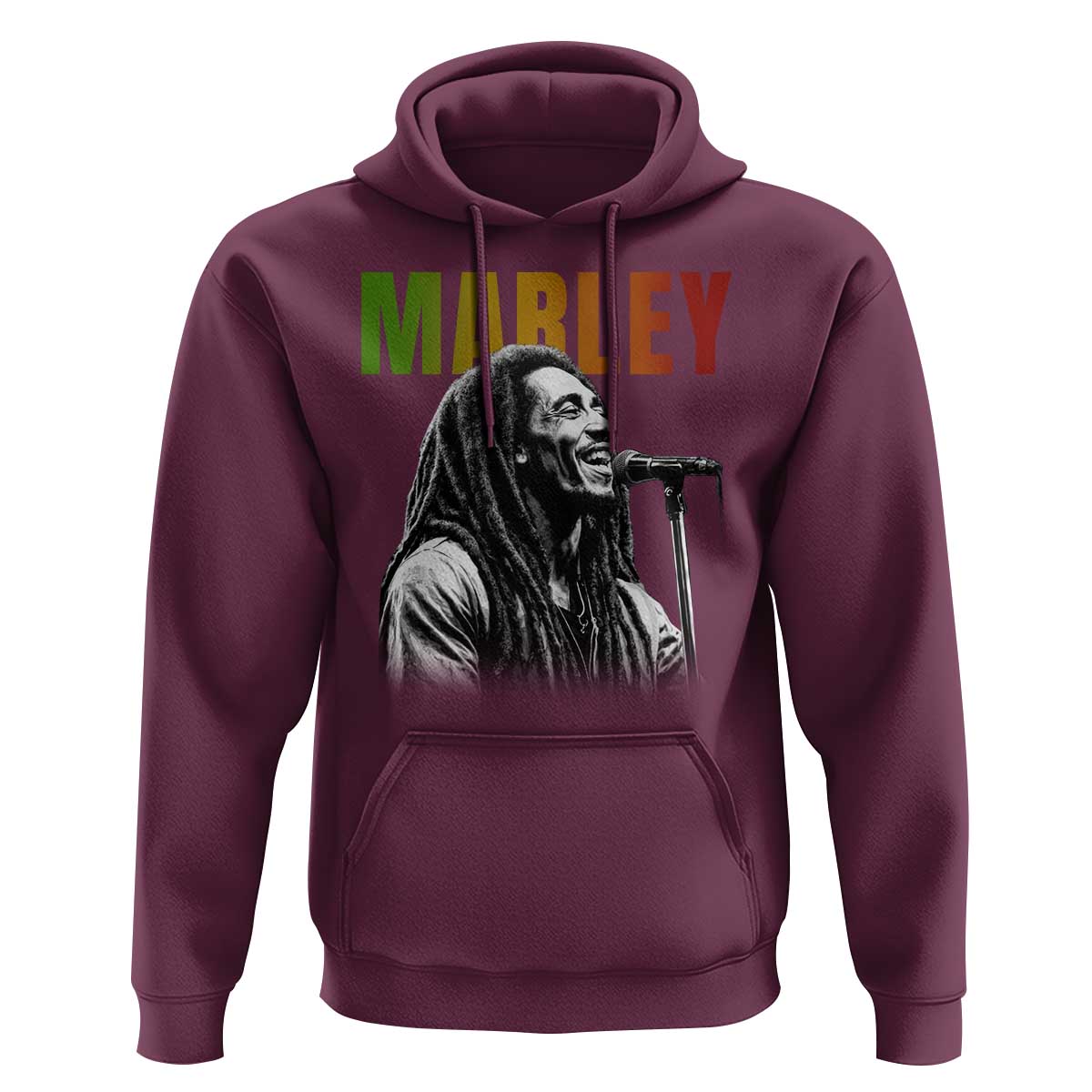 Vintage Marley Hoodie Rastaman Jamaica Jamaican Rasta Reggage Music