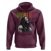 Vintage Marley Hoodie Rastaman Jamaica Jamaican Rasta Reggage Music