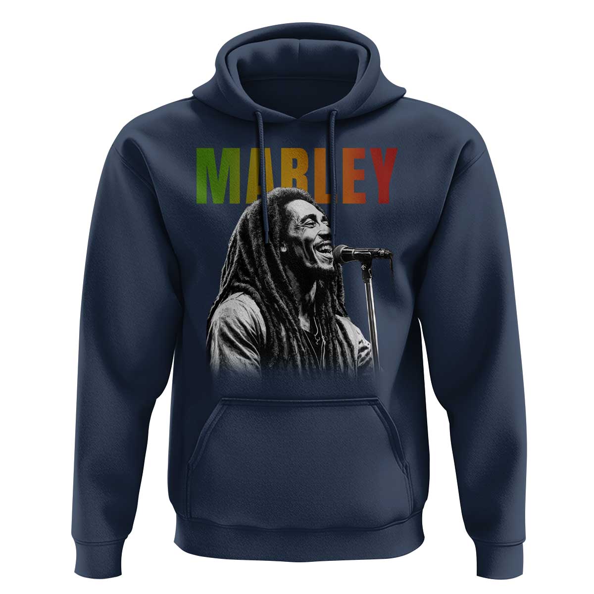 Vintage Marley Hoodie Rastaman Jamaica Jamaican Rasta Reggage Music