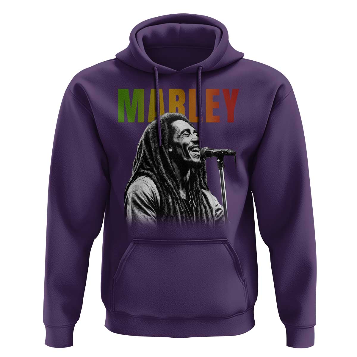Vintage Marley Hoodie Rastaman Jamaica Jamaican Rasta Reggage Music