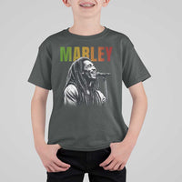 Vintage Marley T Shirt For Kid Rastaman Jamaica Jamaican Rasta Reggage Music