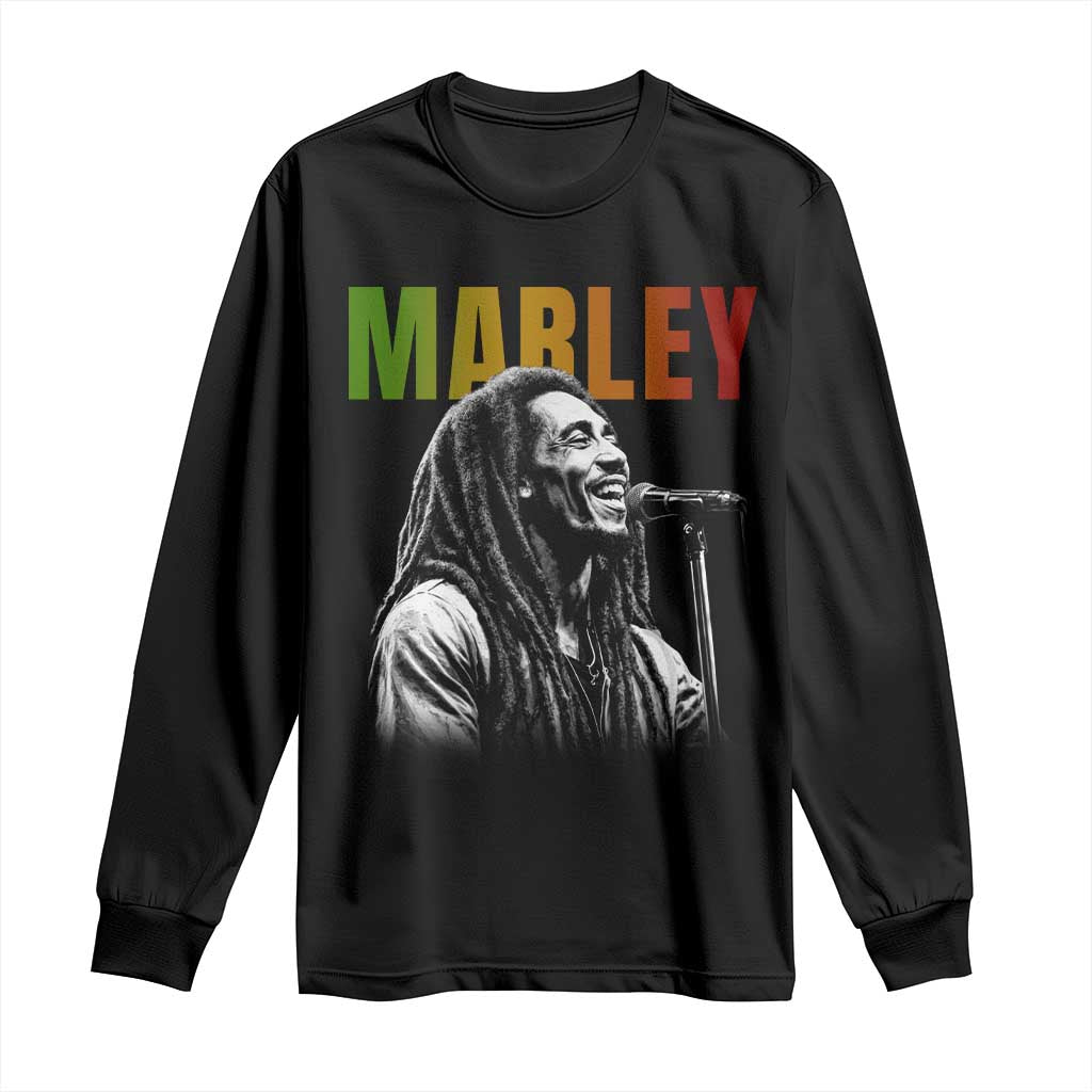 Vintage Marley Long Sleeve Shirt Rastaman Jamaica Jamaican Rasta Reggage Music