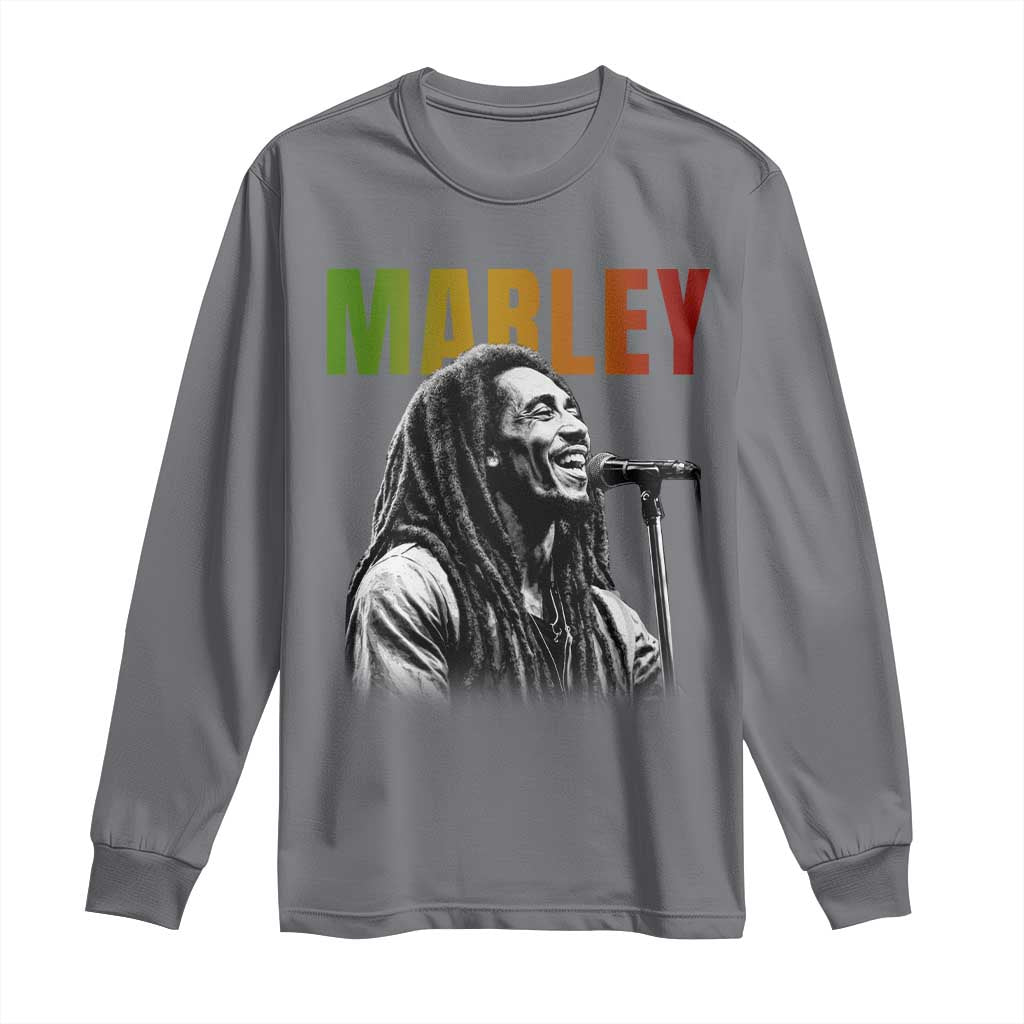 Vintage Marley Long Sleeve Shirt Rastaman Jamaica Jamaican Rasta Reggage Music