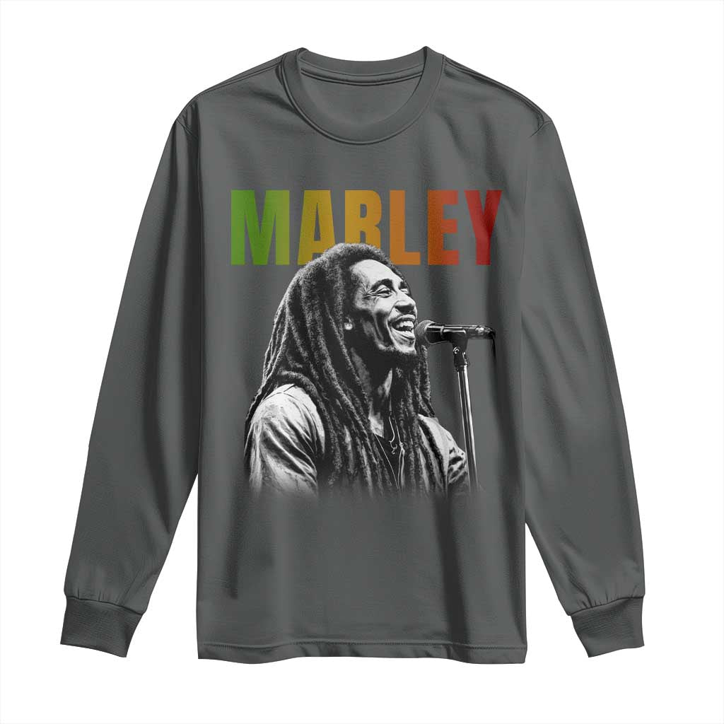 Vintage Marley Long Sleeve Shirt Rastaman Jamaica Jamaican Rasta Reggage Music