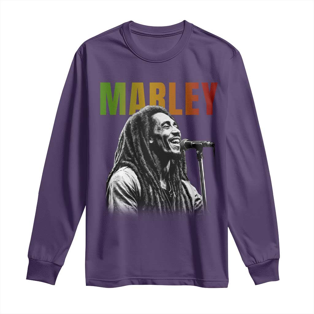 Vintage Marley Long Sleeve Shirt Rastaman Jamaica Jamaican Rasta Reggage Music