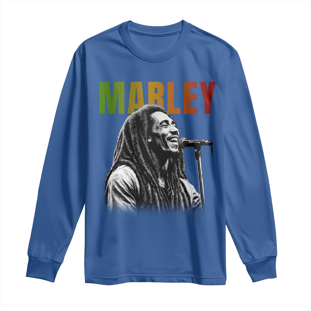 Vintage Marley Long Sleeve Shirt Rastaman Jamaica Jamaican Rasta Reggage Music