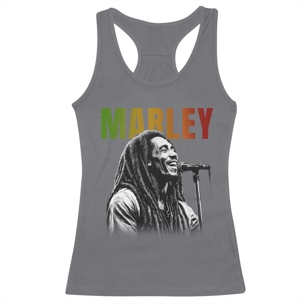Vintage Marley Racerback Tank Top Rastaman Jamaica Jamaican Rasta Reggage Music