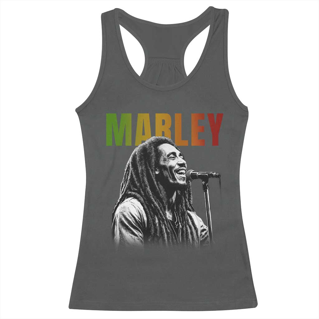 Vintage Marley Racerback Tank Top Rastaman Jamaica Jamaican Rasta Reggage Music