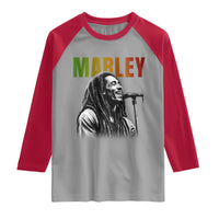 Vintage Marley Raglan Shirt Rastaman Jamaica Jamaican Rasta Reggage Music
