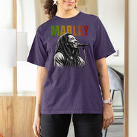 Vintage Marley T Shirt For Women Rastaman Jamaica Jamaican Rasta Reggage Music