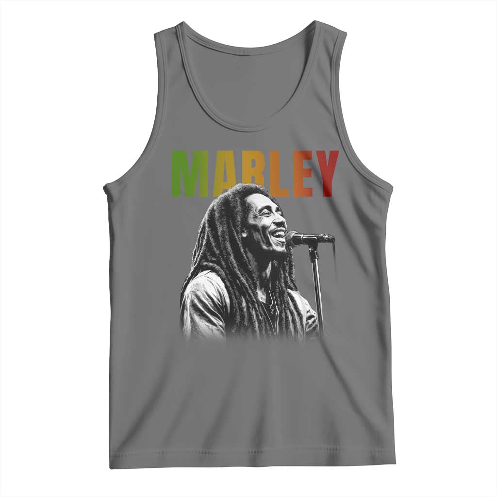 Vintage Marley Tank Top Rastaman Jamaica Jamaican Rasta Reggage Music