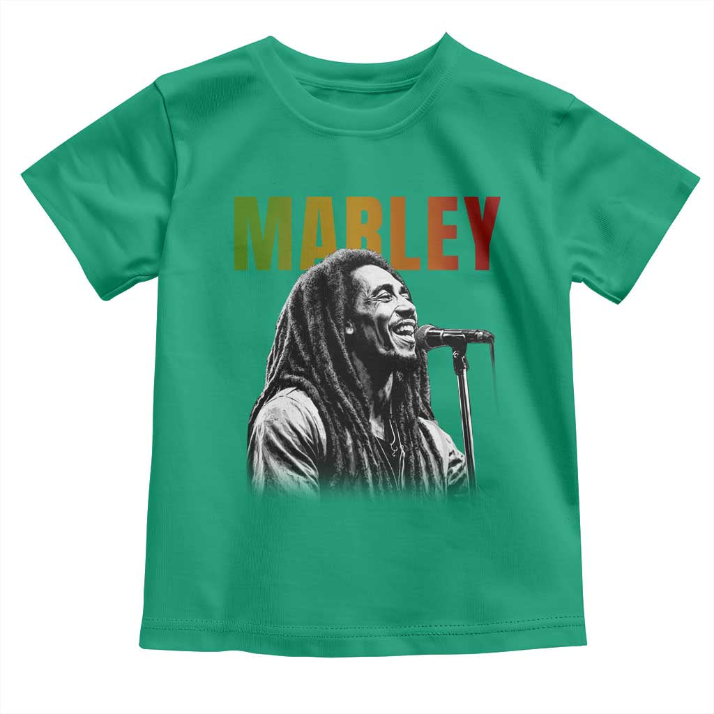 Vintage Marley Toddler T Shirt Rastaman Jamaica Jamaican Rasta Reggage Music