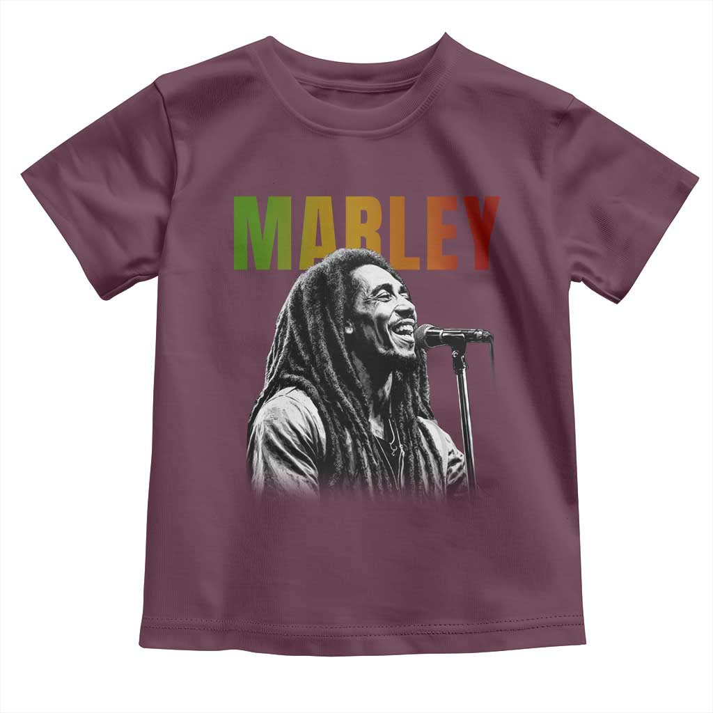 Vintage Marley Toddler T Shirt Rastaman Jamaica Jamaican Rasta Reggage Music