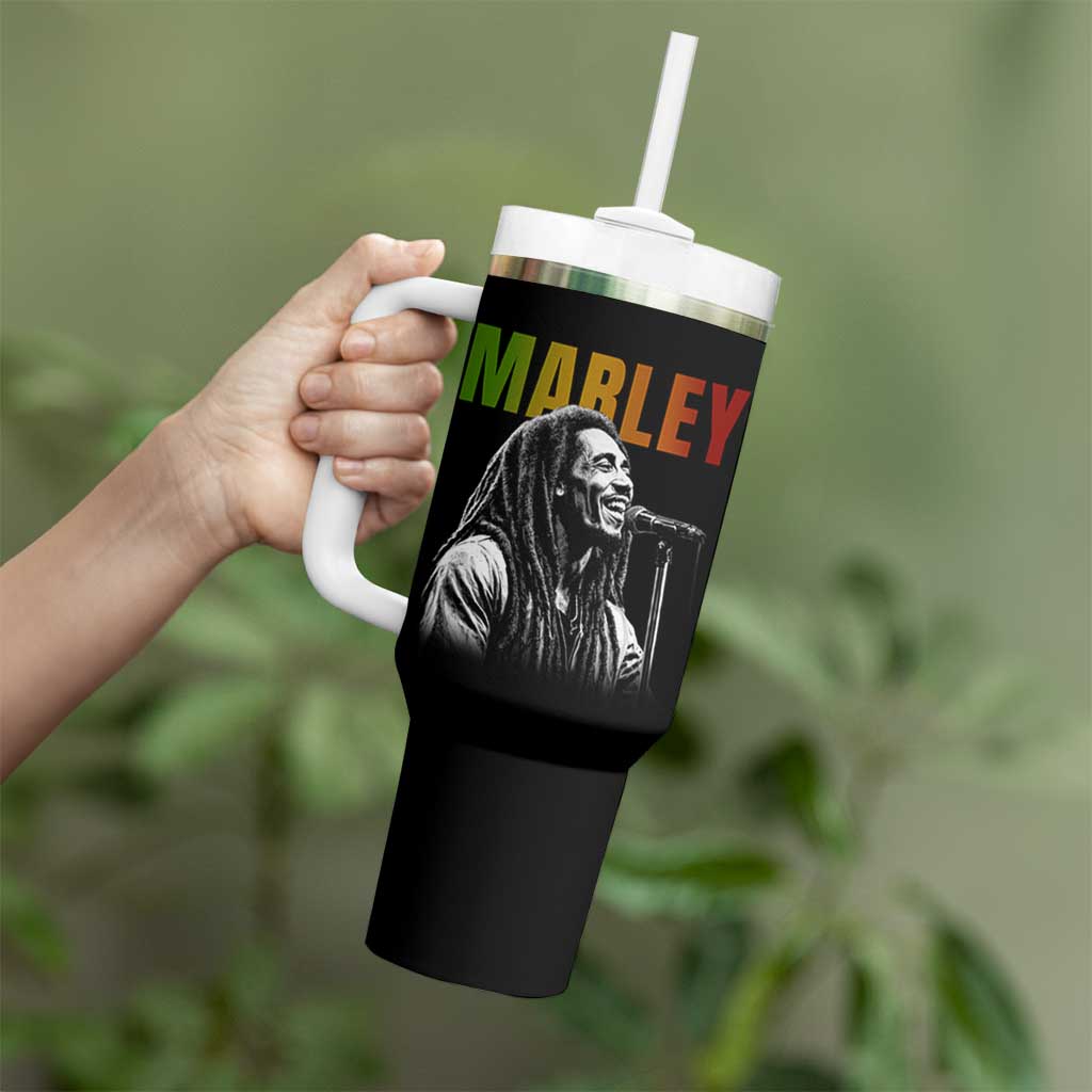 Vintage Marley Tumbler With Handle Rastaman Jamaica Jamaican Rasta Reggage Music