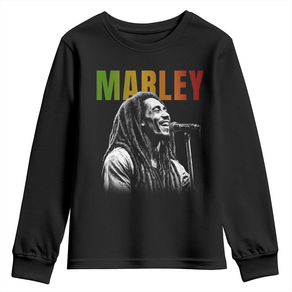 Vintage Marley Youth Sweatshirt Rastaman Jamaica Jamaican Rasta Reggage Music