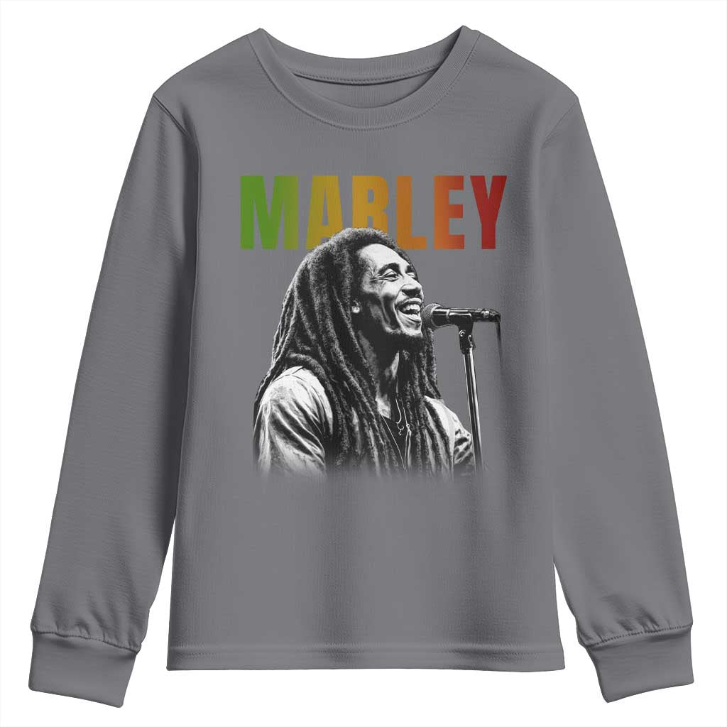 Vintage Marley Youth Sweatshirt Rastaman Jamaica Jamaican Rasta Reggage Music