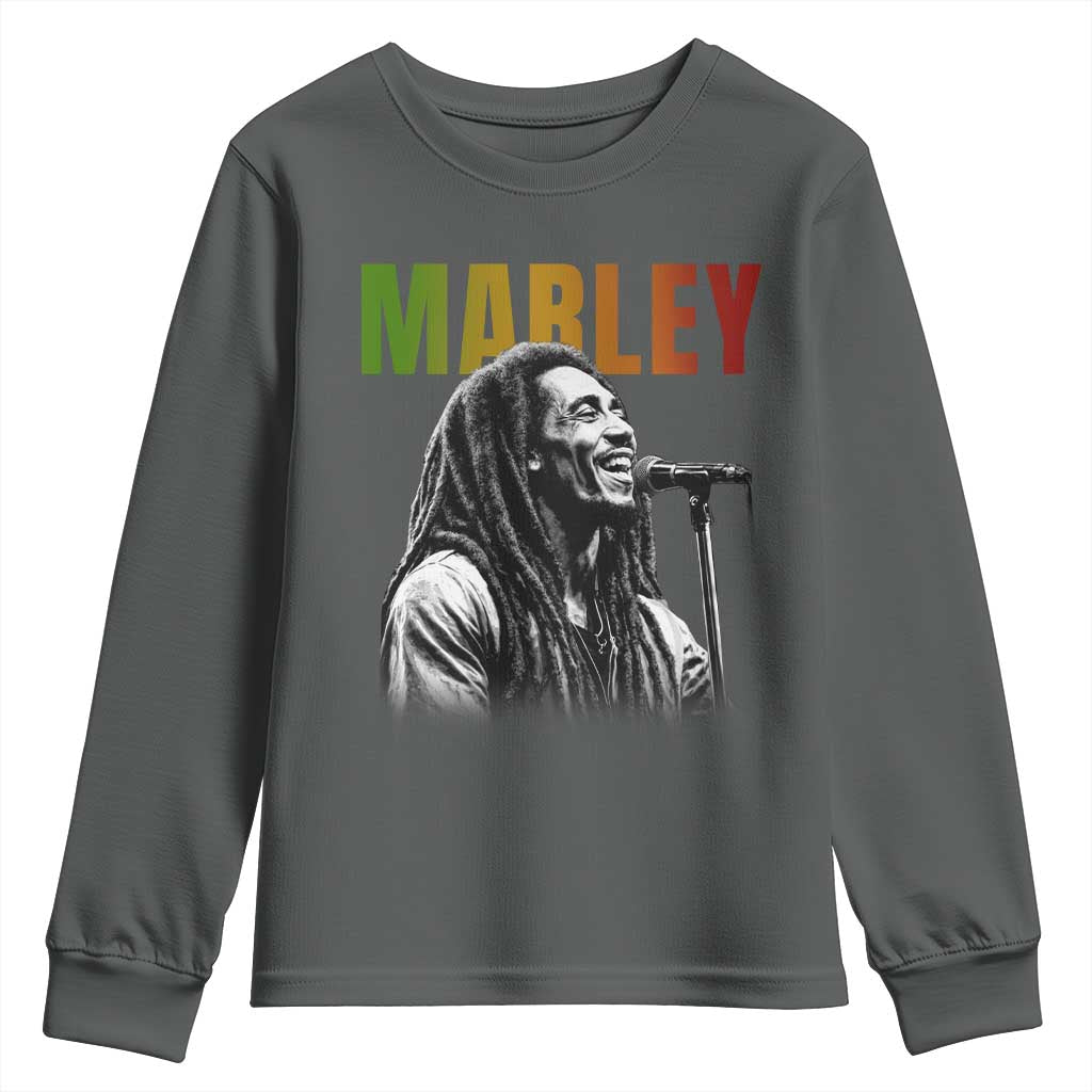 Vintage Marley Youth Sweatshirt Rastaman Jamaica Jamaican Rasta Reggage Music