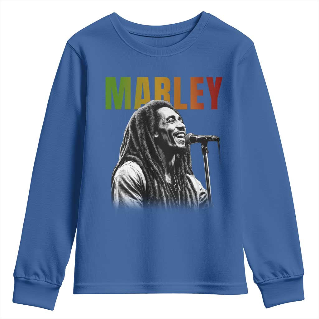 Vintage Marley Youth Sweatshirt Rastaman Jamaica Jamaican Rasta Reggage Music
