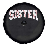 Baseball Sister Spare Tire Cover Retro Varsity Baseball Season Family