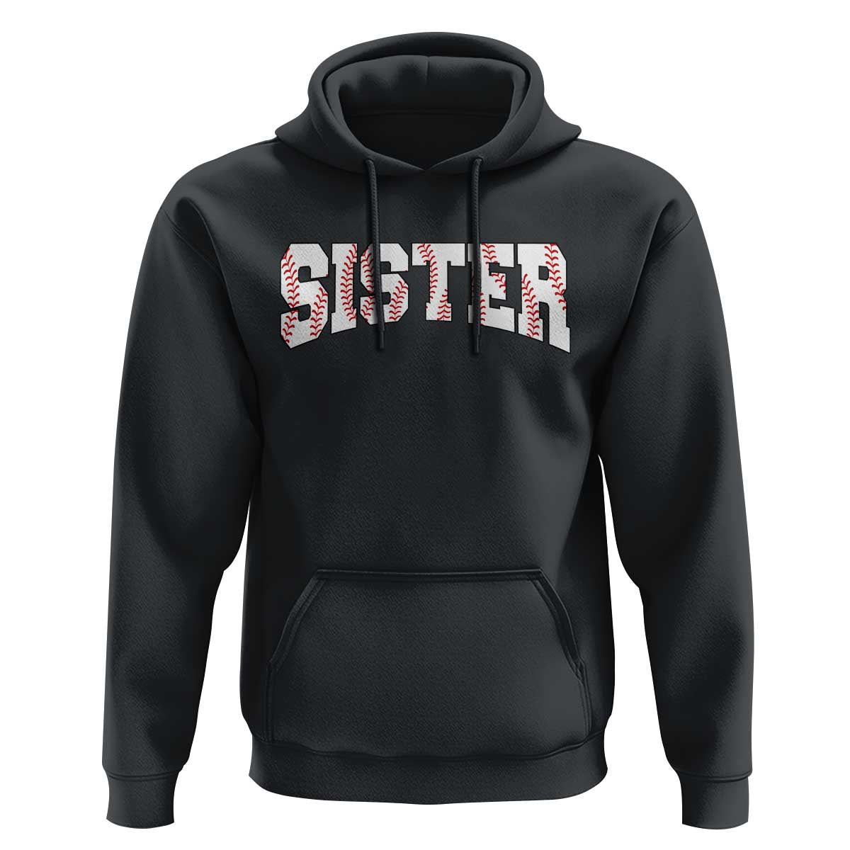 Baseball Sister Hoodie Retro Varsity Baseball Season Family