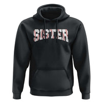 Baseball Sister Hoodie Retro Varsity Baseball Season Family