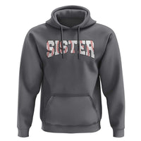 Baseball Sister Hoodie Retro Varsity Baseball Season Family