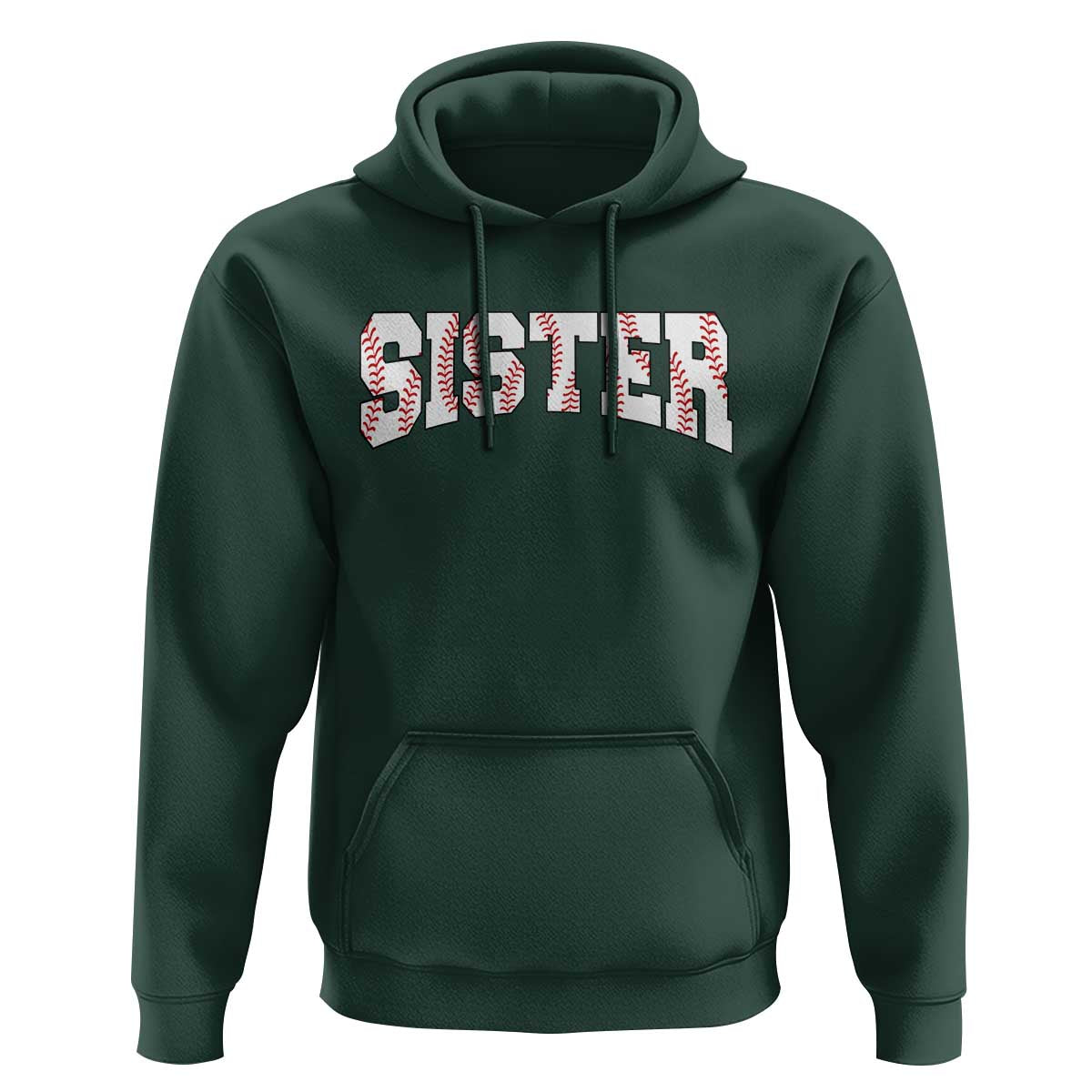 Baseball Sister Hoodie Retro Varsity Baseball Season Family