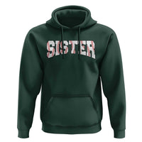 Baseball Sister Hoodie Retro Varsity Baseball Season Family