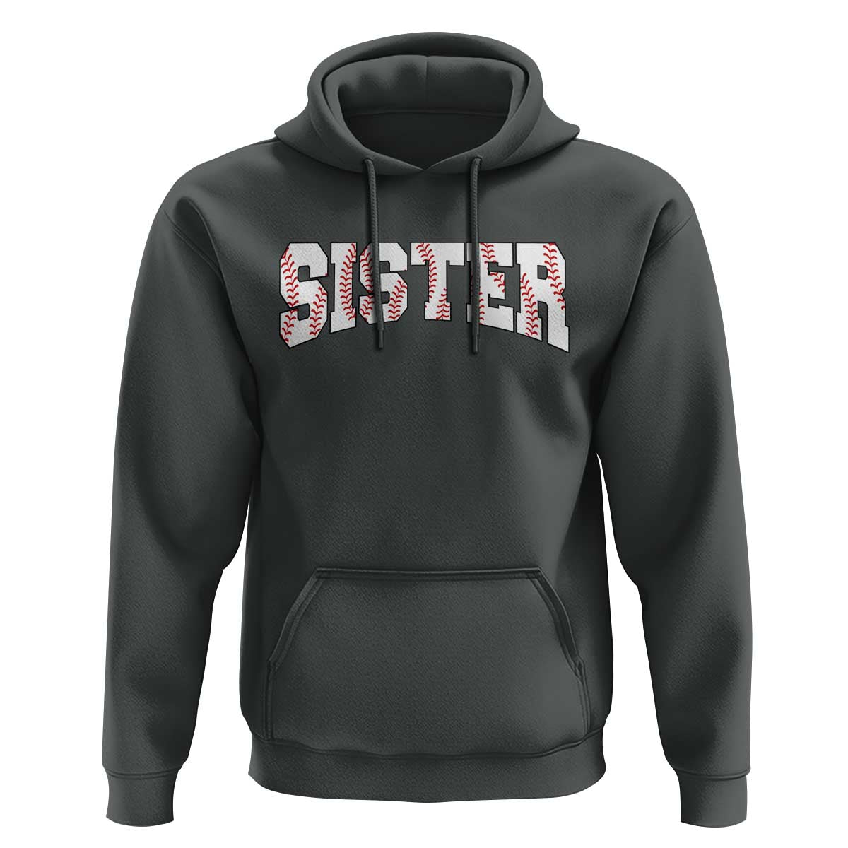 Baseball Sister Hoodie Retro Varsity Baseball Season Family