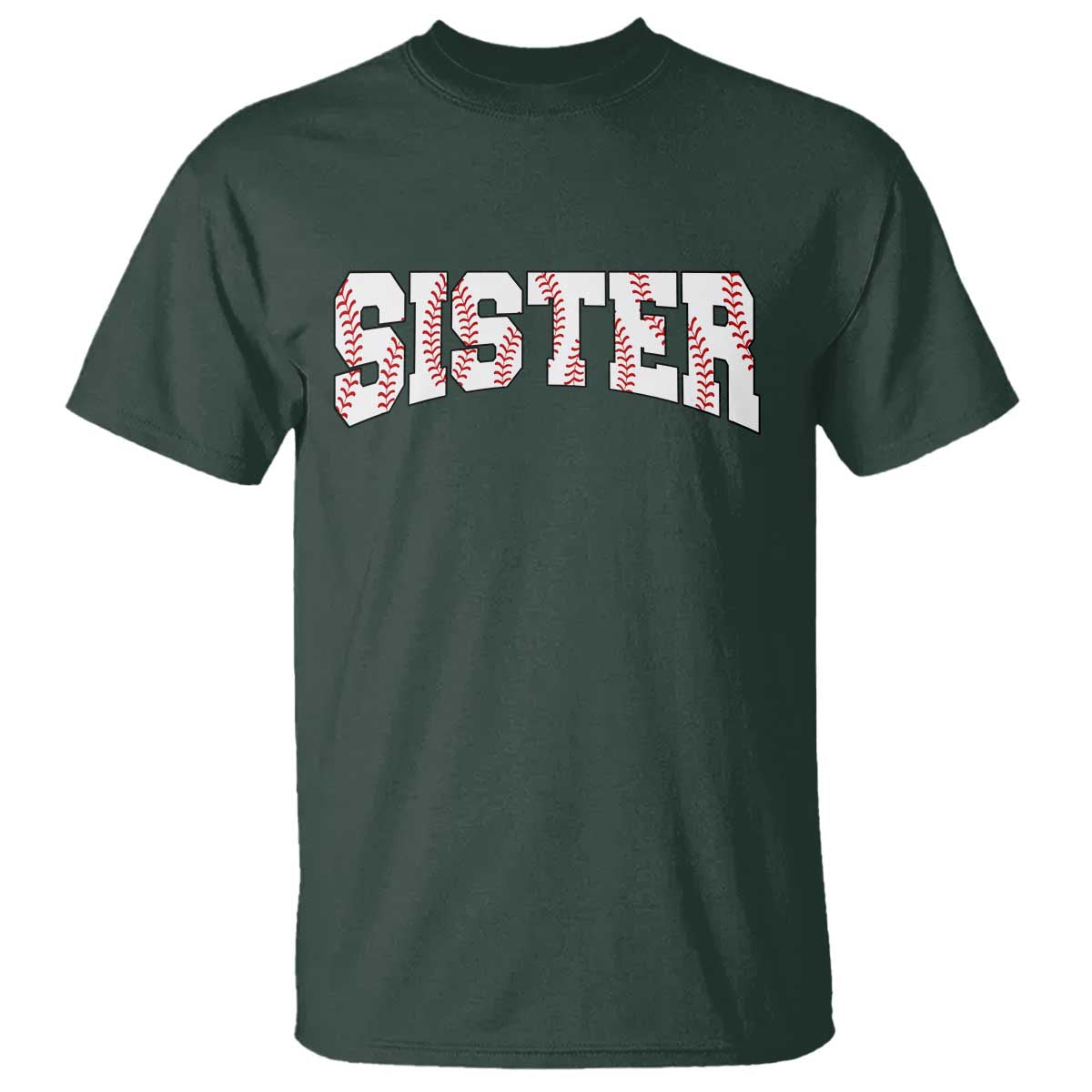 Baseball Sister T Shirt Retro Varsity Baseball Season Family