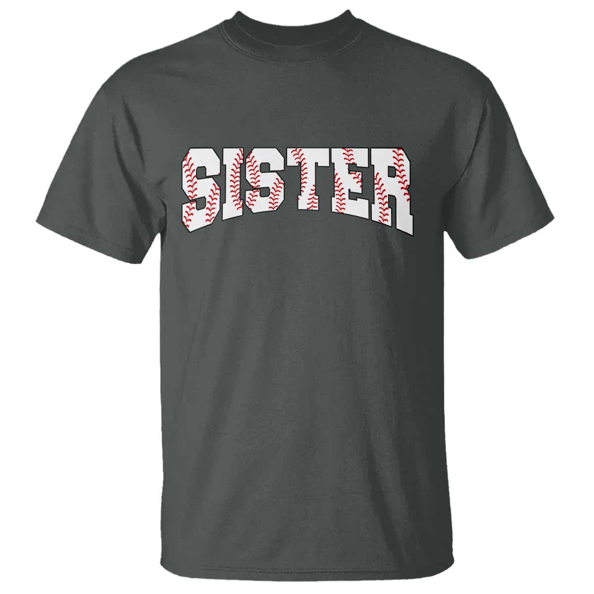 Baseball Sister T Shirt Retro Varsity Baseball Season Family