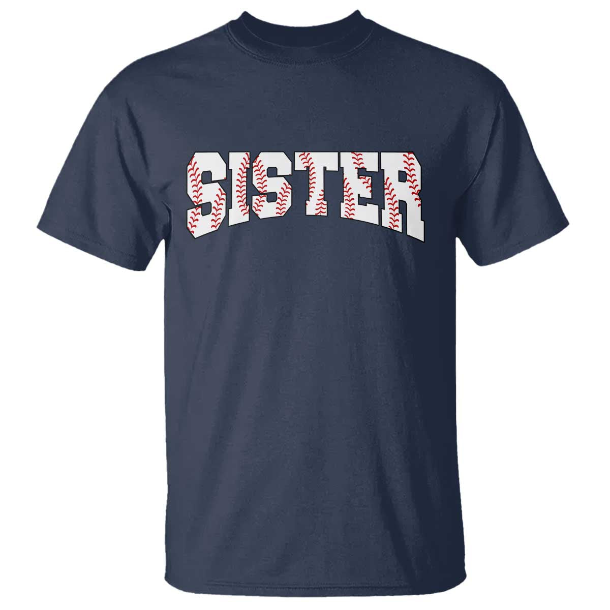 Baseball Sister T Shirt Retro Varsity Baseball Season Family