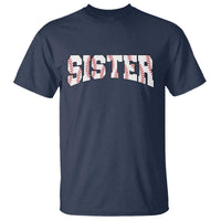 Baseball Sister T Shirt Retro Varsity Baseball Season Family