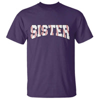 Baseball Sister T Shirt Retro Varsity Baseball Season Family