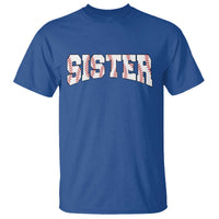 Baseball Sister T Shirt Retro Varsity Baseball Season Family