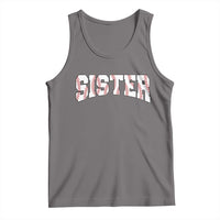 Baseball Sister Tank Top Retro Varsity Baseball Season Family