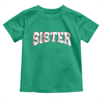 Baseball Sister Toddler T Shirt Retro Varsity Baseball Season Family